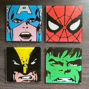 4 pc. Marvel Coaster set (2010)